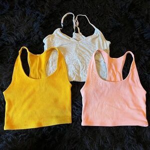 Pact bundle of racer back bralette tanks S Small